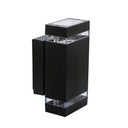 ElekTek Outdoor Exterior Wall Light Up and Down GU10 Lamps IP44 Black - Buy It Better