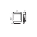 ElekTek Outdoor Floodlight LED Exterior Security Light IP65 10W-90W Black - Buy It Better