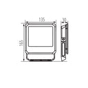ElekTek Outdoor Floodlight LED Exterior Security Light IP65 10W-90W Black - Buy It Better