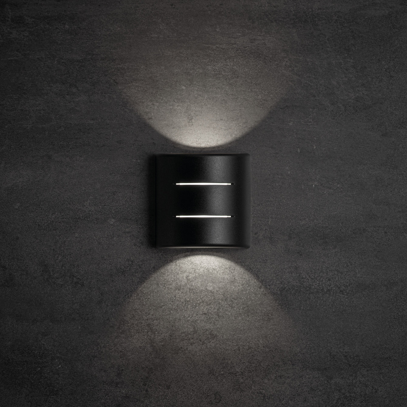 ElekTek Outdoor LED 2-Way Wall Light Up Down and Front Exterior 6W IP54 Curved - Buy It Better 