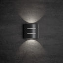 ElekTek Outdoor LED 2-Way Wall Light Up Down and Front Exterior 6W IP54 Curved - Buy It Better