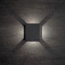 ElekTek Outdoor LED 4-Way Wall Light Up Down Left and Right Exterior 6W IP54 Square - Buy It Better