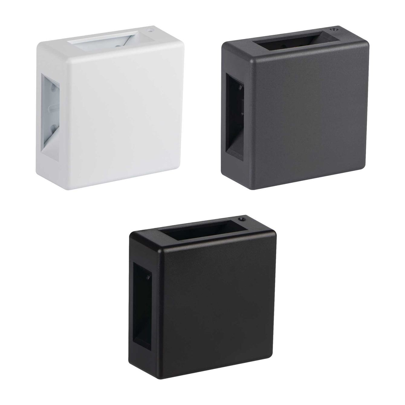 ElekTek Outdoor LED 4-Way Wall Light Up Down Left and Right Exterior 6W IP54 Square - Buy It Better White