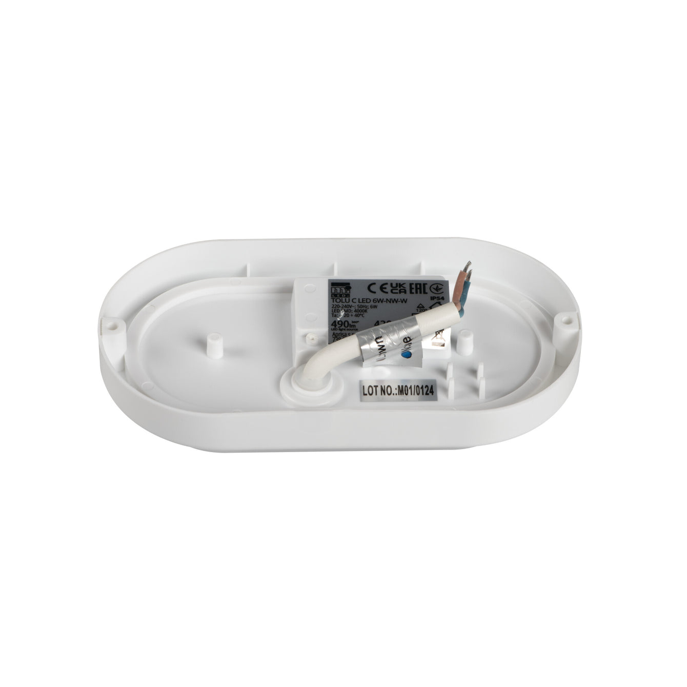 ElekTek Outdoor LED Exterior Bulkhead Light IP54 White 2-Pack - Buy It Better 