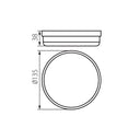 ElekTek Outdoor LED Exterior Bulkhead Light IP54 White 2-Pack - Buy It Better