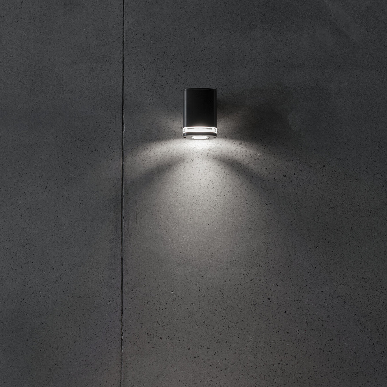 ElekTek Outdoor LED Exterior Wall Light Up and Down 1x or 2x GU10 P54 Black Grey Halo - Buy It Better 