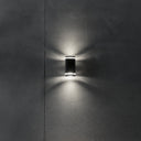 ElekTek Outdoor LED Exterior Wall Light Up and Down 1x or 2x GU10 P54 Black Grey Halo - Buy It Better