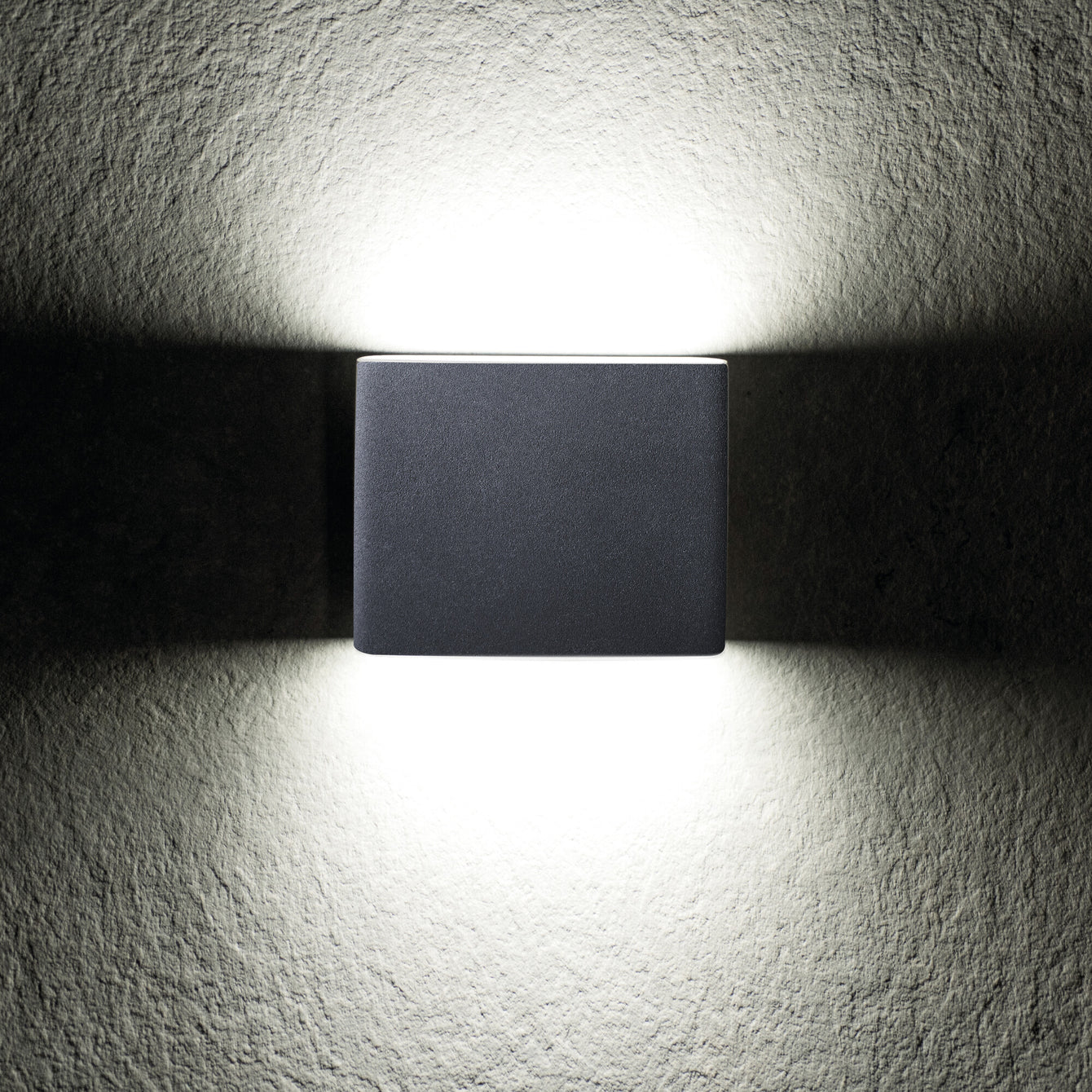 ElekTek Outdoor LED Exterior Wall Light Up and Down P54 Graphite Grey - Buy It Better 