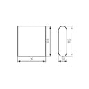 ElekTek Outdoor LED Exterior 2-Way Wall Light Up and Down IP54 - Buy It Better