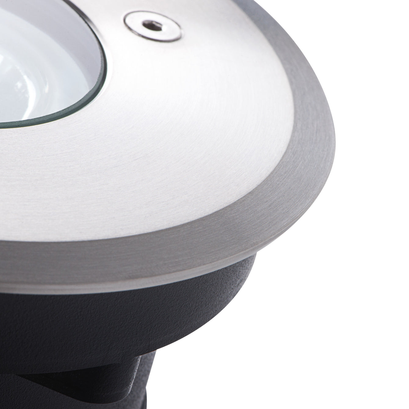 ElekTek Round Stainless Steel Ground Recessed Light GU10 Outdoor Exterior IP67 Waterproof for Driveway, Paths, Decking, Patio, Garden - Buy It Better 