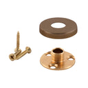ElekTek Male Thread Back Plate Mount Cover and Screws - For use with B22 E27 Lamp holders