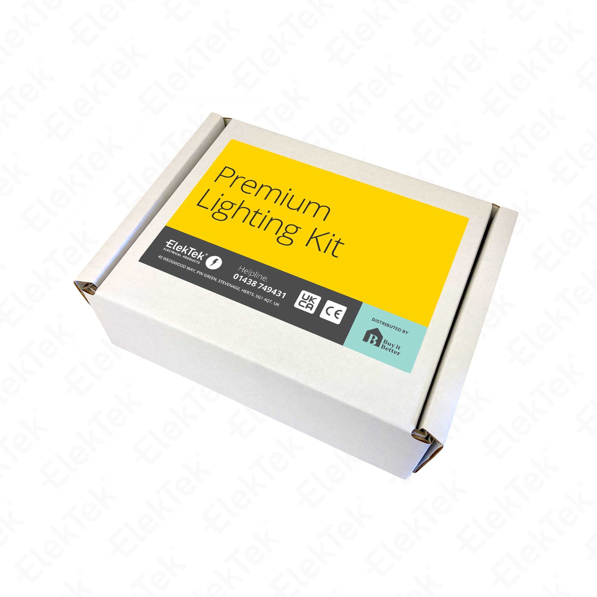 ElekTek Premium Bathroom Light Pull Switch Kit and Chain Extended Bund