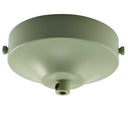 ElekTek 100mm Diameter Convex Ceiling Rose with Strap Bracket and Cord Grip Metallic Finishes Powder Coated Colours - Buy It Better