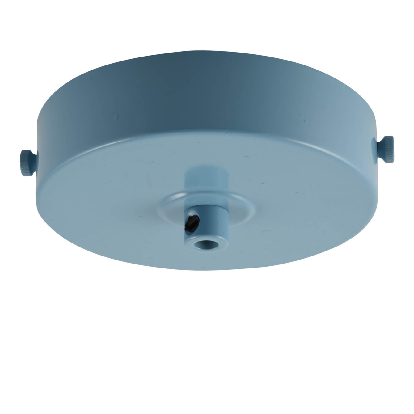 ElekTek 100mm Diameter Flat Top Ceiling Rose with Strap Bracket and Cord Grip Metallic Finishes Powder Coated Colours - Buy It Better 