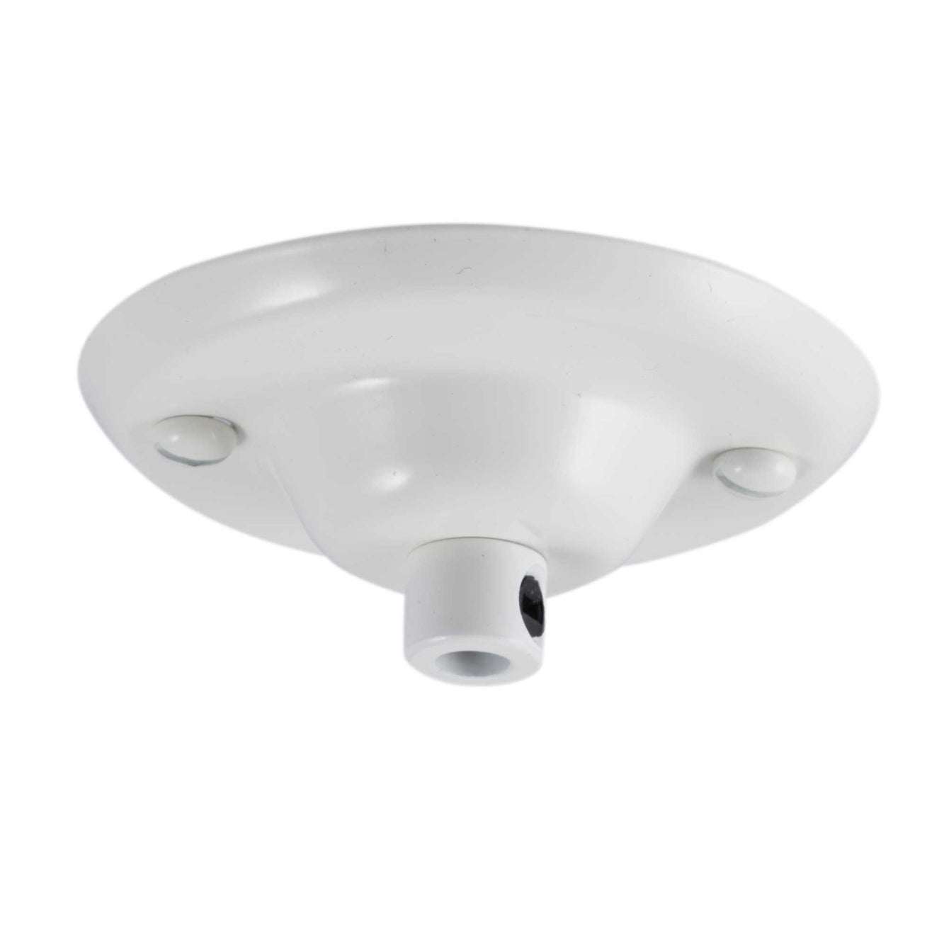 ElekTek 75mm Diameter Ceiling Plate with Cord Grip Metallic Finishes Powder Coated Colours 