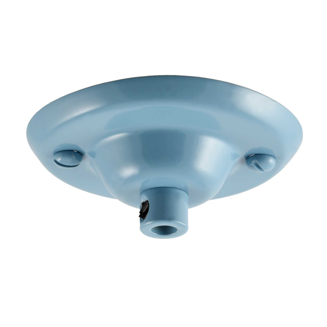 ElekTek 75mm Diameter Ceiling Plate with Cord Grip Metallic Finishes Powder Coated Colours 