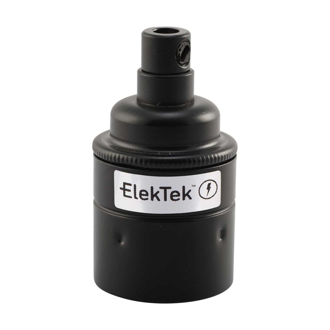ElekTek ES Edison Screw E27 Lamp Bulb Holder With Cord Grip  Plain Skirt Powder Coated Colours Solid Brass - Buy It Better 