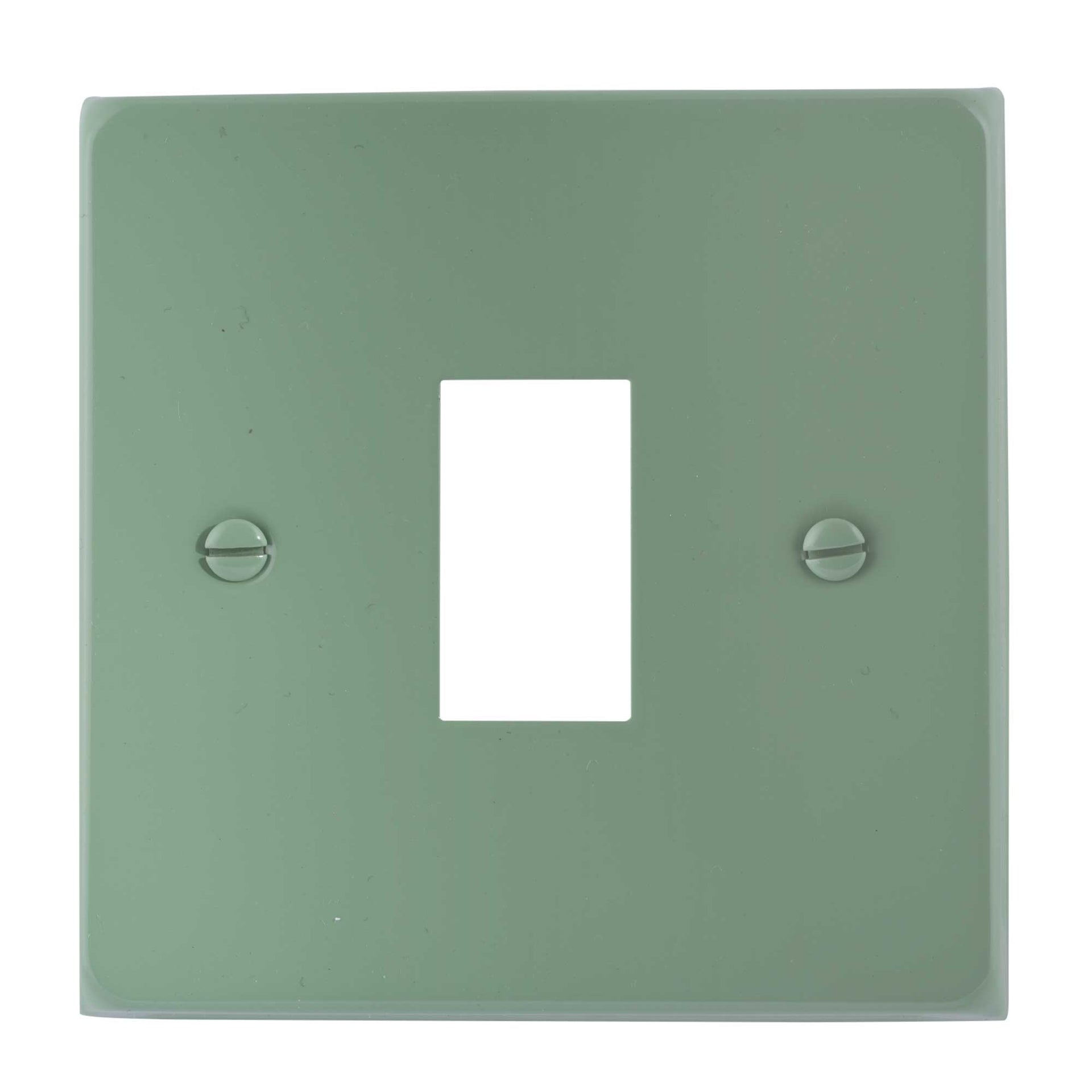 ElekTek Light Switch Conversion Metal Modern Cover Plate No Wiring Sin