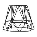 ElekTek Vintage Mora Hexagonal Medium Polyangle Cage Wire Frame Lamp Shade Colours - Buy It Better