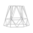 ElekTek Vintage Mora Hexagonal Medium Polyangle Cage Wire Frame Lamp Shade Colours - Buy It Better