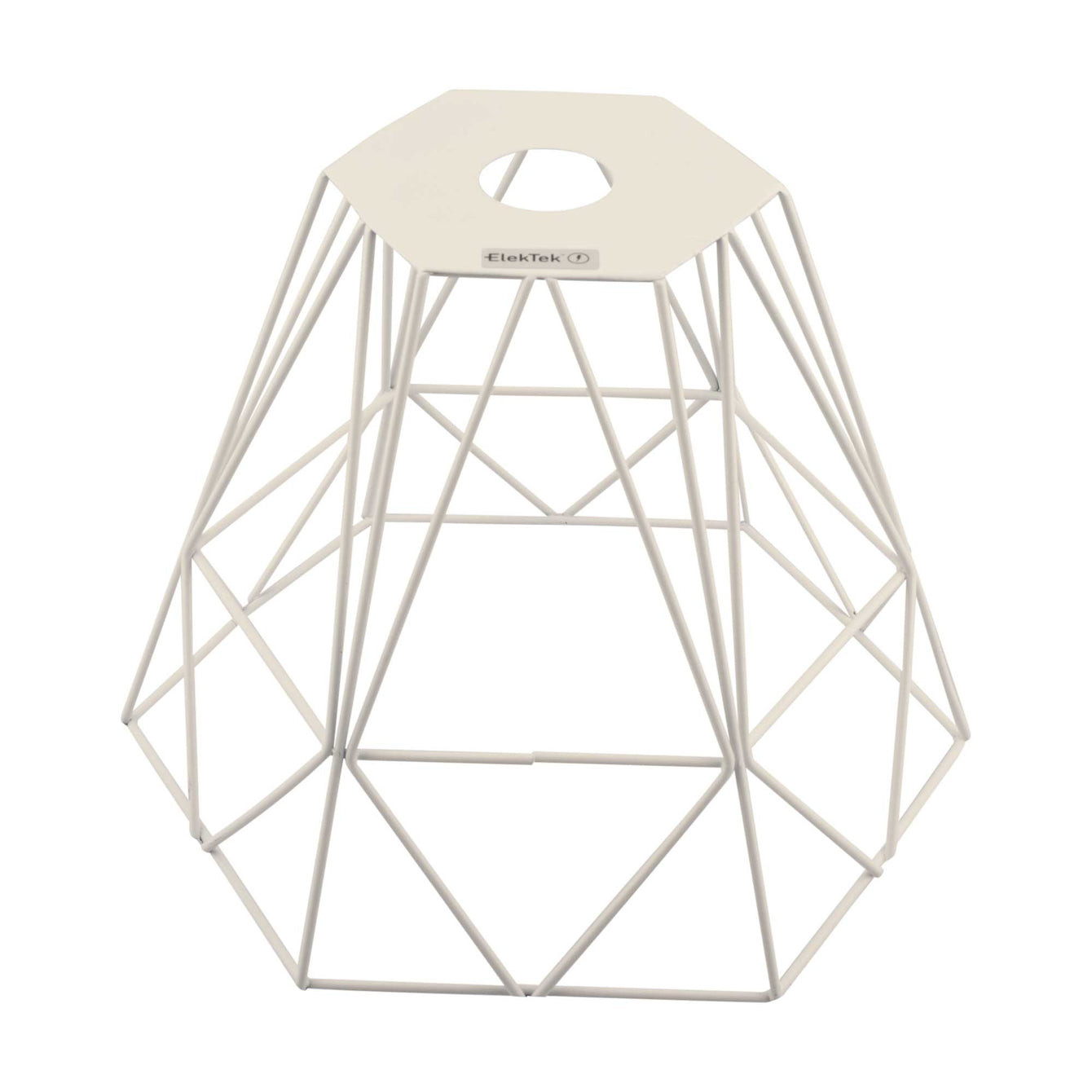 ElekTek Vintage Mora Hexagonal Large Polyangle Cage Wire Frame Lamp Shade Colours - Buy It Better 