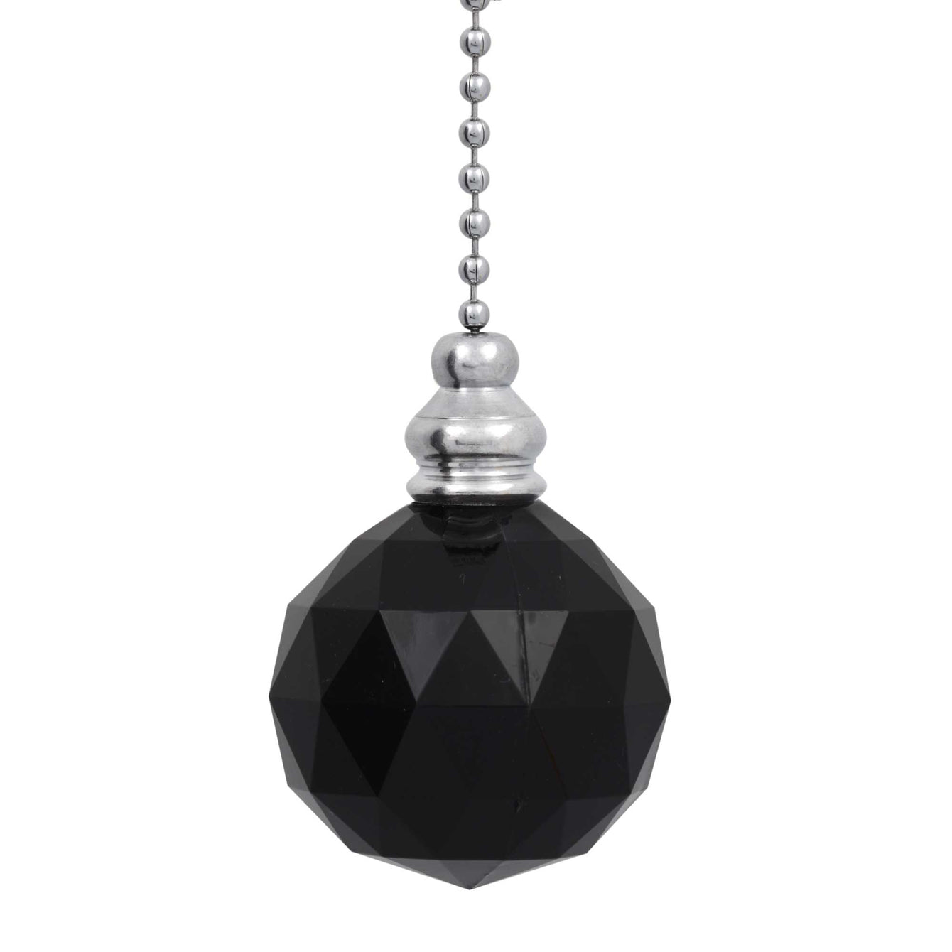 ElekTek Light Pull Chain Acrylic Crystal Ball With 80cm Matching Chain 