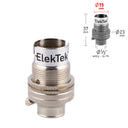 ElekTek Lamp Holder 10mm or Half Inch Entry Miniature Small Bayonet Cap SBC B15 With Shade Ring Solid Brass - Buy It Better