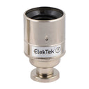 ElekTek ES Edison Screw E27 Lamp Holder Plain Skirt With Back Plate Cover and Screws Brass