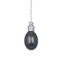 ElekTek Light Pull Chain Marble Egg Drop Chrome With 80cm Matching Chain