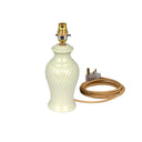 ElekTek Premium Lamp Kit Brass Safety Switch B22 Lamp Holder with Gold Flex and 3A UK Plug - Buy It Better