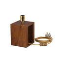 ElekTek Premium Lamp Kit Brass Plain E27 Lamp Holder with Gold Flex, In Line Switch and 3A UK Plug - Buy It Better