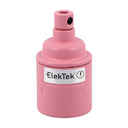 ElekTek ES Edison Screw E27 Lamp Bulb Holder With Cord Grip  Plain Skirt Powder Coated Colours Solid Brass - Buy It Better