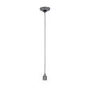 ElekTek Premium Pendant Light Kit DIY 100mm Convex Ceiling Rose, Round Flex and Lamp Holder E27 Plain Cord Grip - Buy It Better