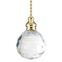 ElekTek Light Pull Chain Acrylic Crystal Ball With 80cm Matching Chain - Buy It Better