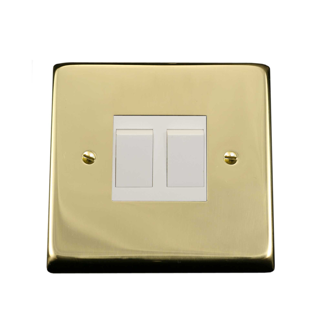ElekTek Light Switch Conversion Cover Plate Double Victorian - Buy It Better Antique Copper