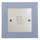 ElekTek Switch Surround Quadrant Frame Cover Finger Plate Primed Ready To Paint - Buy It Better