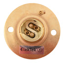 ElekTek Lamp Holder Fixed Batten Bayonet Cap BC B22 With Shade Ring Solid Brass - Buy It Better