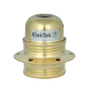 ElekTek ES Edison Screw E27 Economy Cord Grip Lamp Holder With Shade Ring - Buy It Better