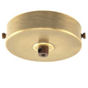 ElekTek Flat Top Ceiling Pendant Rose 100mm Diameter with Strap Bracket and Cord Grip Metallic Finishes Powder Coated Colours