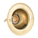 ElekTek 65mm Diameter Ceiling Rose Plate with Hook For Chandeliers Metallic Finishes