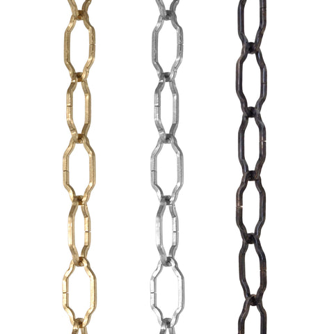 ElekTek Gothic Open Link Chain for Chandelier & Lighting 29mm x 15mm Per Linear Metre