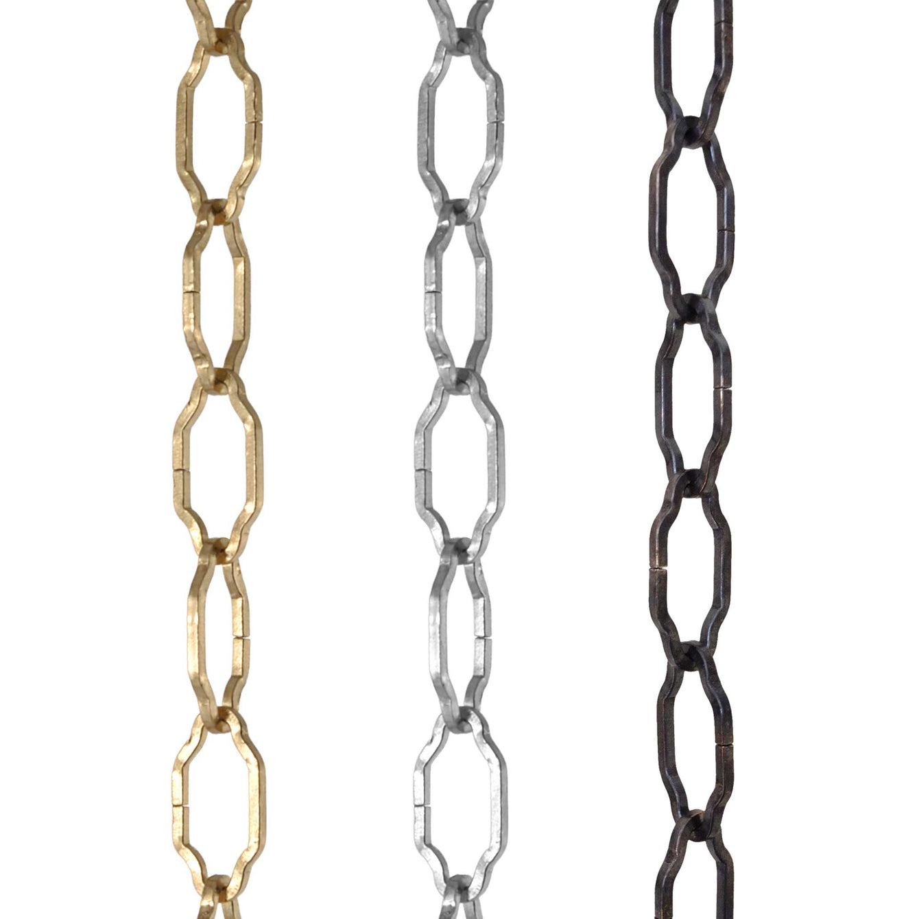 ElekTek Gothic Open Link Chain for Chandelier & Lighting 29mm x 15mm Per Linear Metre - Buy It Better Brass