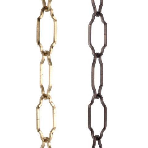 ElekTek Gothic Open Link Chain for Chandelier & Lighting 45mm x 19mm Per Linear Metre