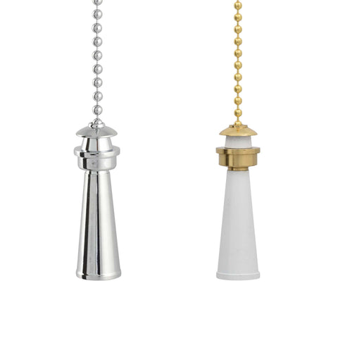 ElekTek Light Pull Chain Lighthouse With 80cm Matching Chain