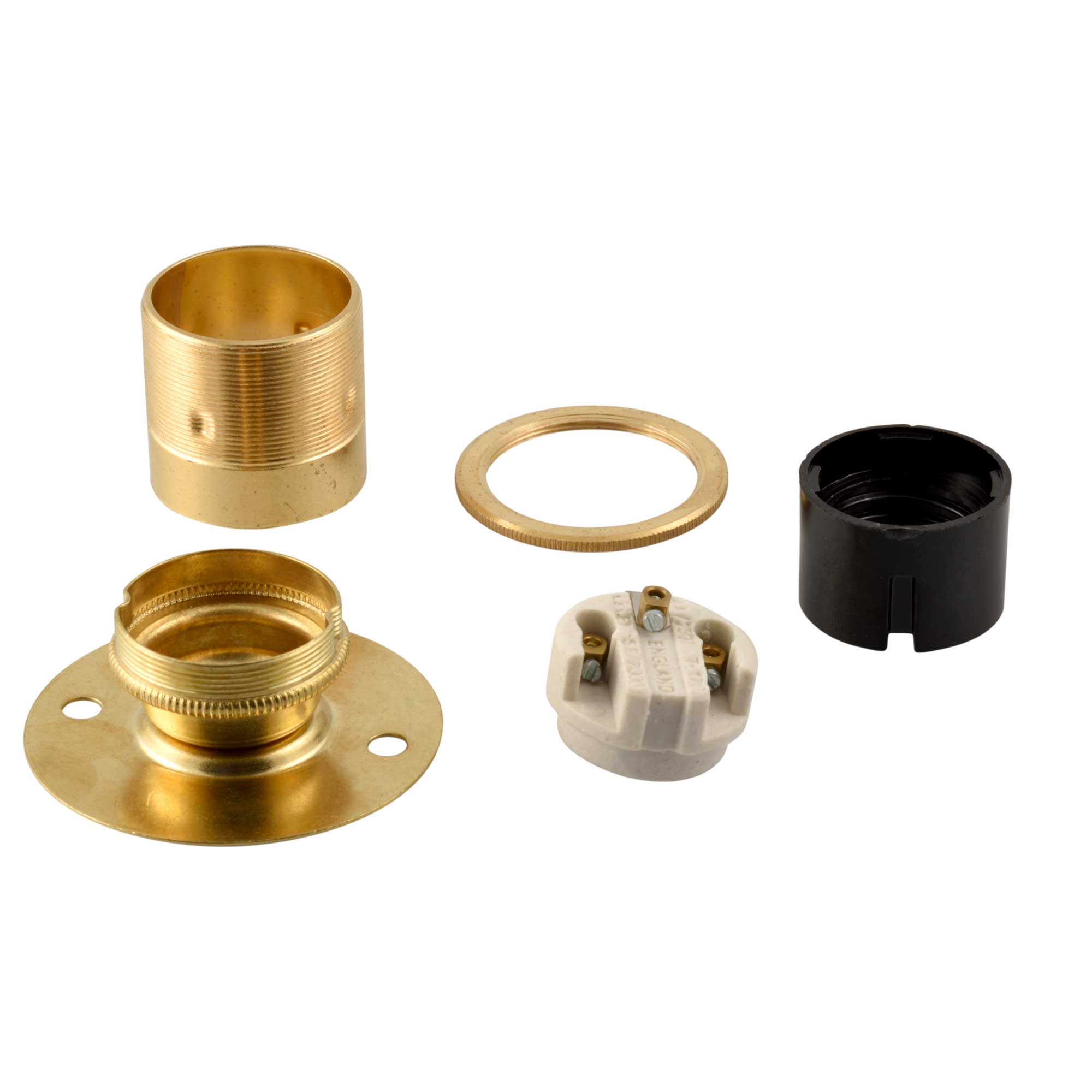 ElekTek Douille Patère à Vis E27 ES Edison Avec Jupe Lisse De 10 Mm D - Foto 13