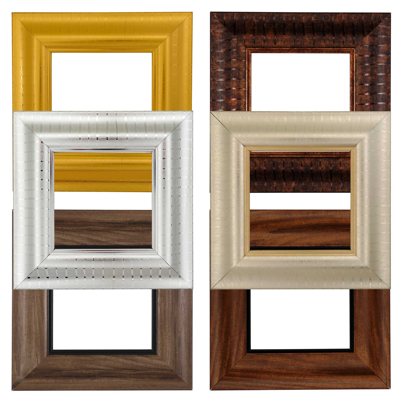 ElekTek Decorative Switch Surround Frame Cover Finger Plate Verona Gold Stripe