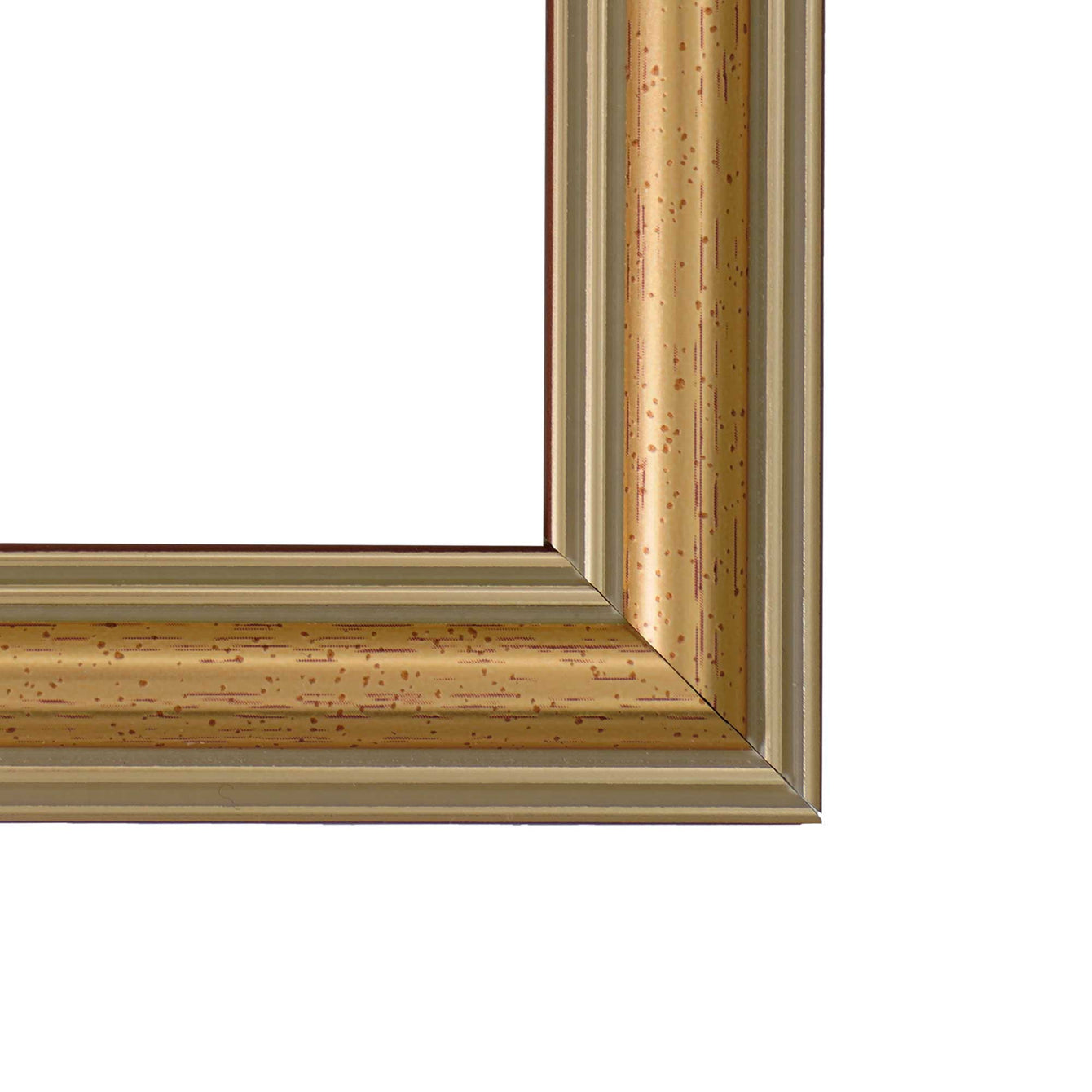 ElekTek Decorative Switch Surround Frame Cover Finger Plate Edwardian Regency Gold/Dark Gold Large