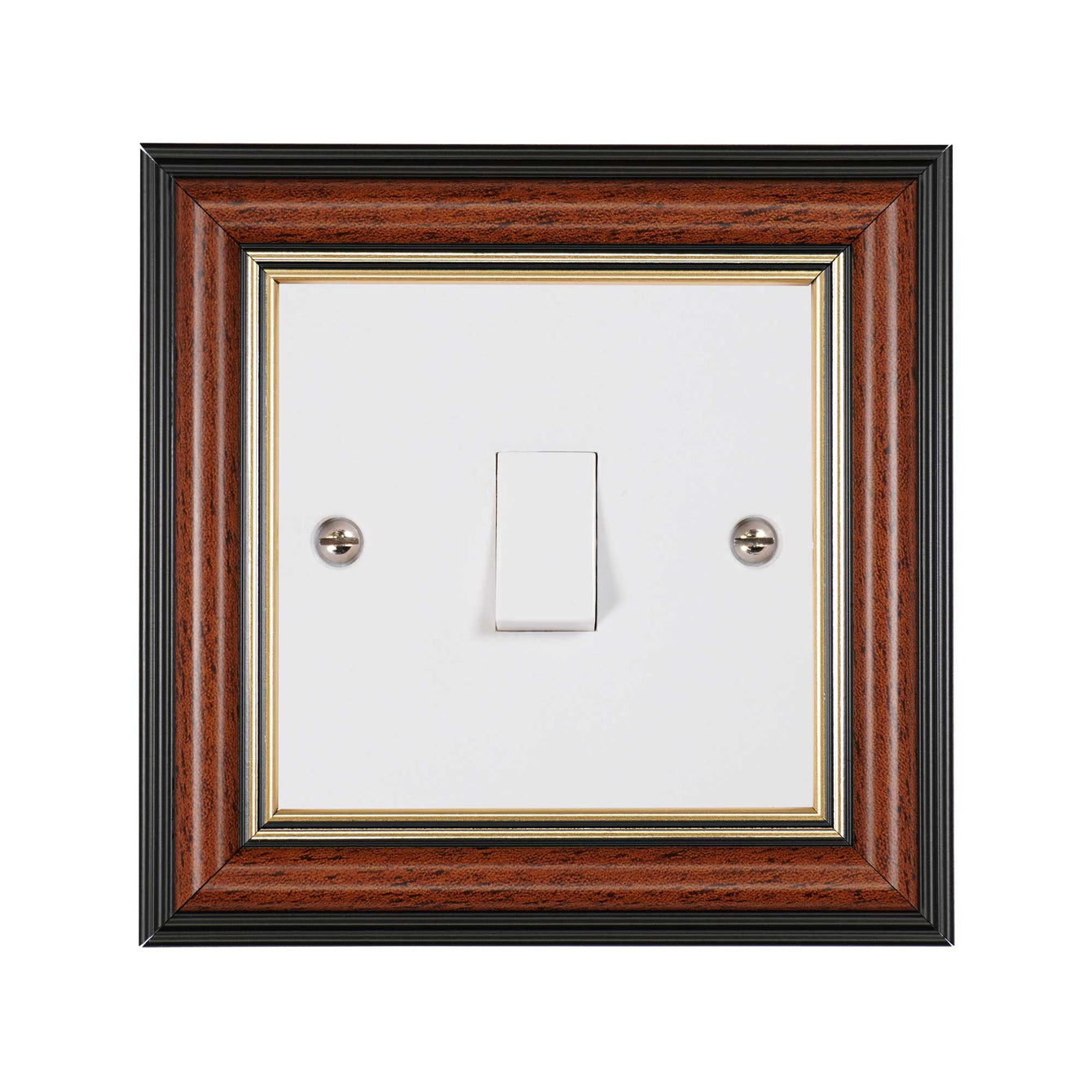 ElekTek Decorative Switch Surround Frame Cover Finger Plate Edwardian Regency 