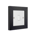 ElekTek Decorative Switch Surround Frame Cover Finger Plate Modena Dark Wood Effects