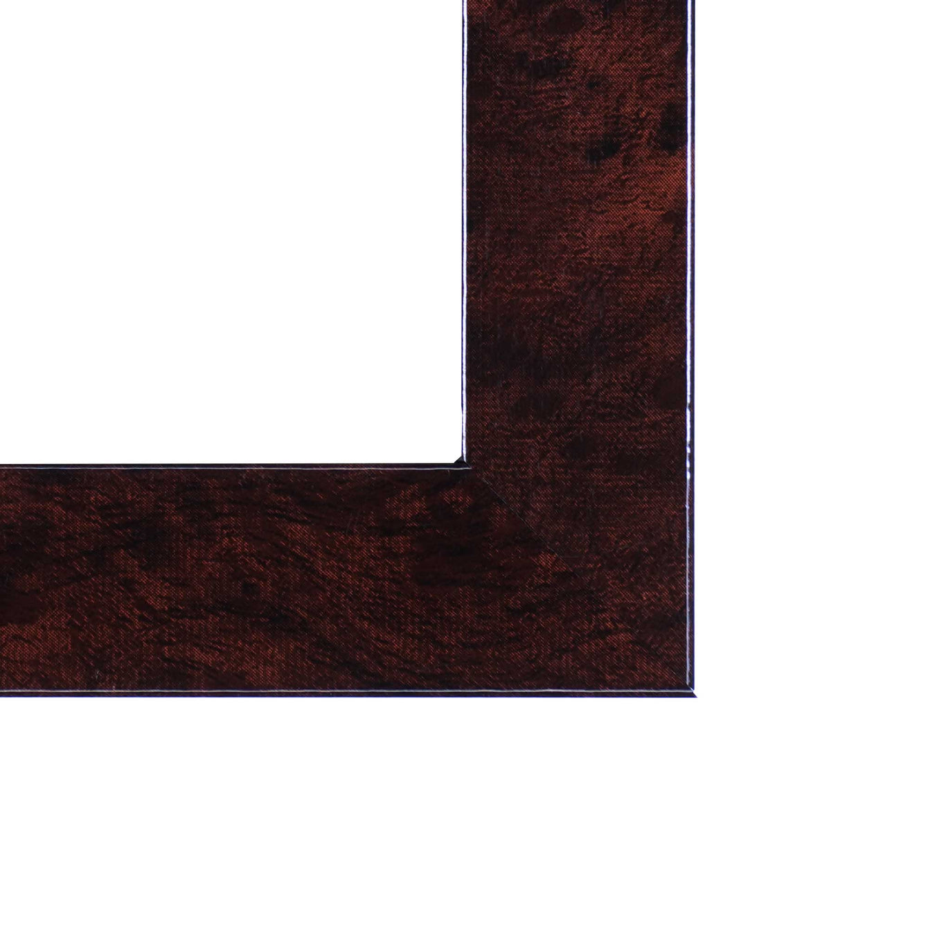 ElekTek Decorative Switch Surround Frame Cover Finger Plate Modena Dark Wood Effects 